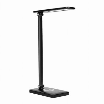 Lampka biurkowa z ładowarką indukcyjną i usb ISIYO LED 7W 390lm zmiana barwy ORNO (DL-5/B)